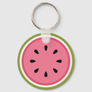 Pink Watermelon Slice Schlüsselanhänger
