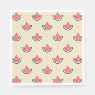 Pink Watermelon Sommer Mittagessen Napkins - 50ct Serviette
