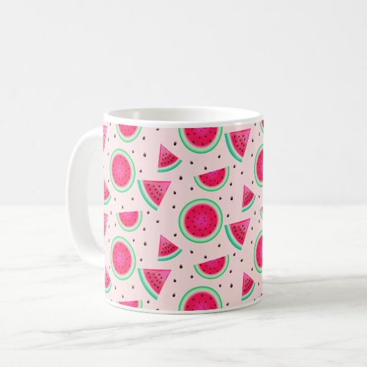 Pink Watermelon Tasse (Vorderseite Links)