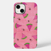 Pink Watermelon und Lady Bugs Case-Mate iPhone Hülle (Rückseite)
