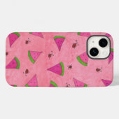Pink Watermelon und Lady Bugs Case-Mate iPhone Hülle (Rückseite (Horizontal))