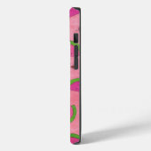 Pink Watermelon und Lady Bugs Case-Mate iPhone Hülle (Rückseite / Links)