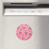 Pink Watermelon und Lady Bugs Magnet (In Situ (Geschirrspüler))
