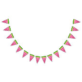 Pink Watermelon Wimpelkette (Alle)