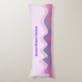 Pink Wave Body Cushion Seitenschläferkissen (Vorderseite Vertikal)