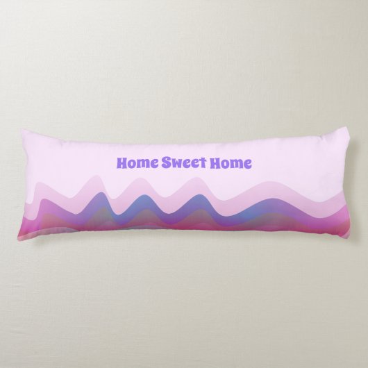 Pink Wave Body Cushion Seitenschläferkissen (Vorderseite)