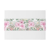 Pink Wave & Floral Wedding Bly Band (Rückseitenbeispiel)