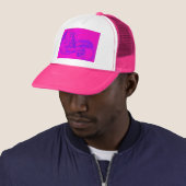 Pink-Wave-LKW-Hut Truckerkappe (Beispiel)