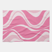 Pink Waves Küchentuch (Horizontal)