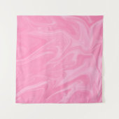 Pink Waves Painting | Beste minimale abstrakte Kun Wandteppich (Vorderseite (Horizontal))