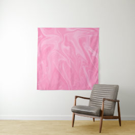 Pink Waves Painting | Beste minimale abstrakte Kun Wandteppich