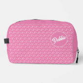 Pink Waves Personalisiertes Dopp-Kit Waschbeutel (Vorderseite)