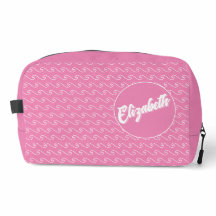 Pink Waves Personalized Dopp Kit