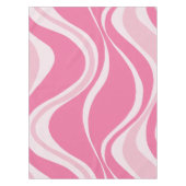 Pink Waves Tableclout Tischdecke (Vorderseite)
