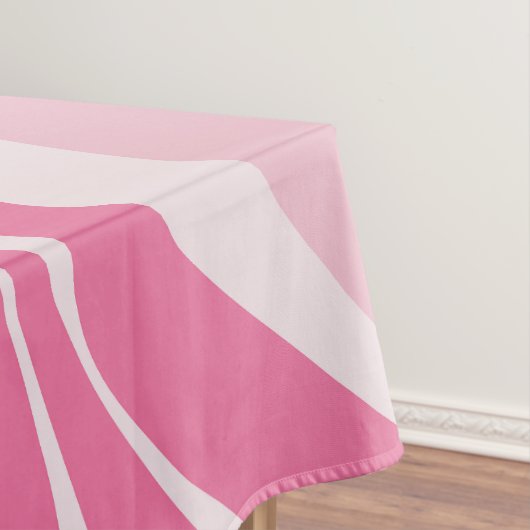 Pink Waves Tableclout Tischdecke (Beispiel)