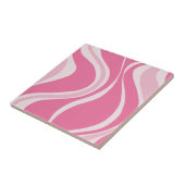 Pink Waves Tile Fliese (Seite)