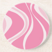 Pink Waves Untersetzer (Vorne)