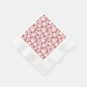 Pink Wavy Halloween Serviette (Ecke)