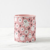 Pink Wavy Halloween Tasse (Zentrum)