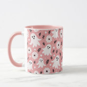 Pink Wavy Halloween Tasse (Links)