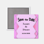 Pink Weave Magnet (Vorderseite/Rückseite)