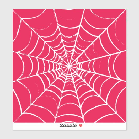 Pink Web Custom Cut Vinyl Stickers Aufkleber (Blatt)
