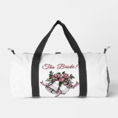 Pink Wedding Bells The Bride Duffle Bag (Vorderseite)