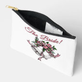 Pink Wedding Bells The Bride Zubehörtasche (Offen)