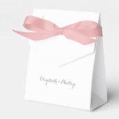 Pink Wedding Cake Empfang Gefallen Box Geschenkschachtel (Vorderseite)