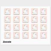 Pink Wedding Cake Liebhaber Sticker (Blatt)