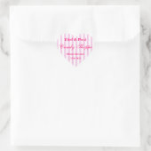 Pink Wedding Candy Shoppe Sticker (Tasche)