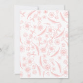 pink wedding einladung (Rückseite)