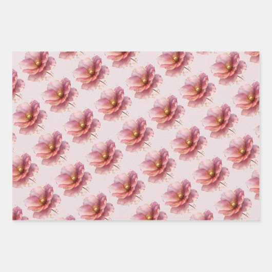  Pink Wedding  Geschenkpapier Set (Vorderseite 2)