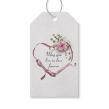 Pink Wedding Heart Ribbon