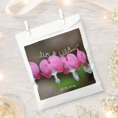 Pink Wedding Hearts Geschenktütchen (Ausgeschnitten)