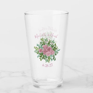 Pink Wedding Pastel Vintage Rose Glas