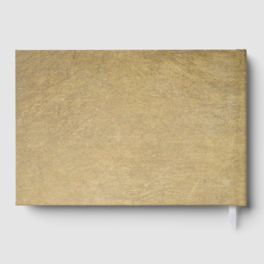 Pink Wedding Rose Scripture Verse Gästebuch (Rückseite)