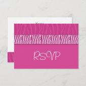 Pink Wedding RSVP (Vorne/Hinten)
