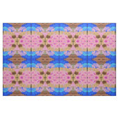 Pink Weeping Willow Tree Blue Sun Brown Waterfall Stoff (Fat Quarter (45,7 x 55,9 cm))