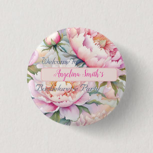 Pink-weich-rosa-Junggeselinnen-Abschied Button