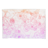 Pink-weiches Farbmuster Kissenbezug (Vorderseite)