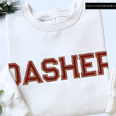 PINK WEIHNACHTEN Frohe Weihnachts Custom Text Nied Sweatshirt