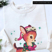 PINK WEIHNACHTEN Niedlich Retro Reindei Holiday Sp Sweatshirt