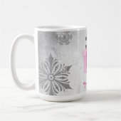 Pink Weihnachts-Geschenk Feiertag Tasse (Links)