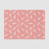 Pink Weihnachtsbaum Muster Gewebe Papier (Vorderseite)