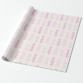Pink Weihnachtsbaum Wrapping Paper Geschenkpapier (Ungerollt)