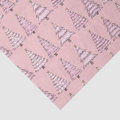 Pink Weihnachtsbaumgewebe Seidenpapier (Ausschnitt)