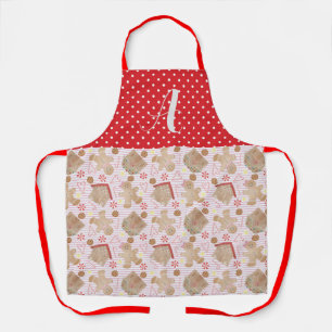 Pink Weihnachtskochtopf Schürze, Mittel Schürze