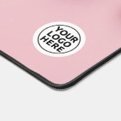 Pink Weihnachtsschreibtisch matte Mouse Pad Schreibtischunterlage (Ecke)