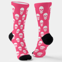 Pink-weiß-blaue Silhouette-Muster Halloween